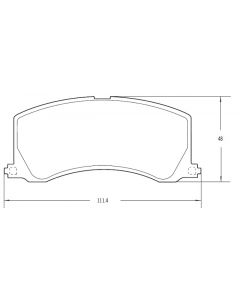 PASTILLA DE FRENO SUZUKI BALENO 1. 6 ‘95 TDS