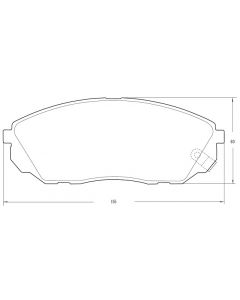 PASTILLA DE FRENO KIA SORENTO M/N