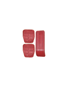 VW. KIT 3PZAS GOMA PEDALFRE/EMBR/ACEL/GOL/SNA ROJO