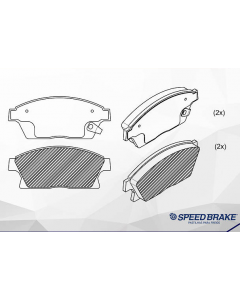 GM. PASTILLA DE FRENO CRUZE 11/16 - TRACKER 14/17