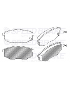 HYU. PASTILLA DE FRENO TUCSON 10/ SOUL II 14/ SPORTAGE 11/
