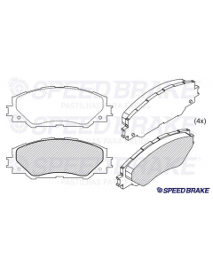 TOY. PASTILLA DE FRENO AURIS 13/  RAV 4 2.0i 13/