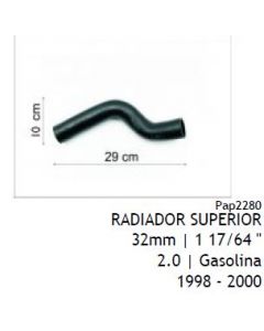 NIS. MANGUERA RADIADOR SUPERIOR SENTRA B15