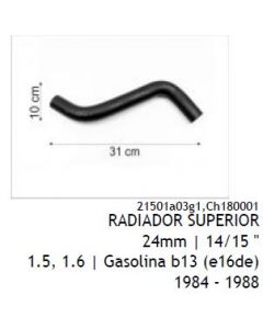 NIS. MANGUERA RADIADOR SUPERIOR. SENTRA