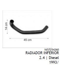 TOY. MANGUERA RADIADOR INFERIOR HILUX 2.4 D