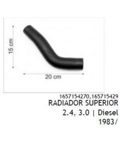 TOY. MANGUERA RADIADOR SUPERIOR HILUX 2.4 D 83/93