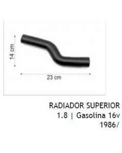 TOY. MANGUERA RADIADOR SUPERIOR. COROLLA N 16V 86