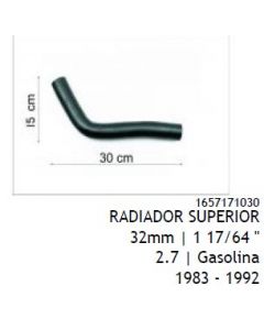 TOY. MANGUERA RADIADOR SUPERIOR. HILUX 83-92 NAFT.