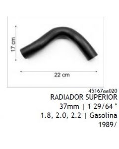 SUB. MANGUERA RADIADOR SUPERIOR SUBARU LEGACY