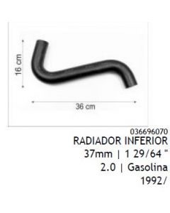 SUB. MANGUERA RADIADOR INFERIOR. SUBARU IMPREZA