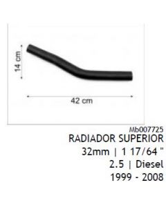 MIT. MANGUERA RADIADOR SUPERIOR 32mm