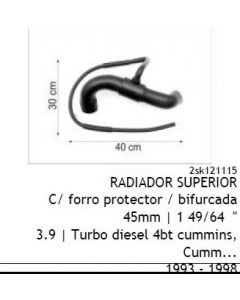 FOR. MANGUERA RADIADOR SUPERIOR F-4000