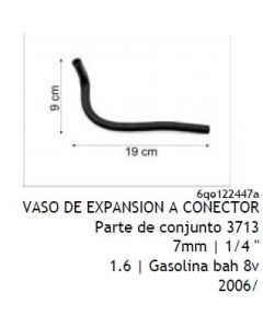 VW. MANGUERA TUBO METALICO POLO 2000