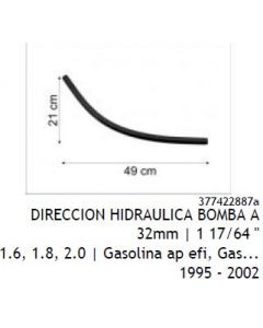 VW. MANGUERA DIRECCION HIDRAULICA BOMBA-TANQUE GOL/SAV