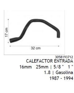 VW. MANGUERA CALEFACCION GOL/VOYAGE /94