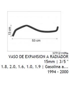 VW. MANGUERA VASO DE EXPANS A RAD INF 377-121109-A