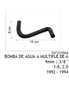 VW. MANGUERA DE COLECTOR DE ADM. A BOMBA 547121056D