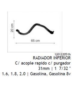 VW. MANGUERA RADIADOR GOLF A4 1.6 1.8 2MI 1JO122051H