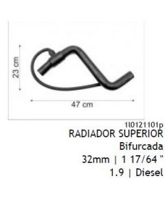 VW. MANGUERA RADIADOR SUPERIOR BIFURC. SEAT TOLEDO 1.9 DIESEL