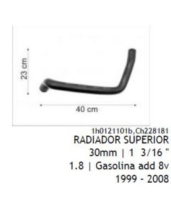 VW. MAGUERA RADIADOR SUPERIOR GOLF VERSION 9.5 1.8