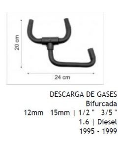 VW. MANGUERA DESCARGA DE GASES GOL