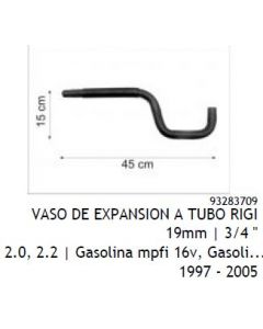 GM. MANGUERA REFRIGERACION VASO DE EXP A TUBO RIGIDO VECTRA