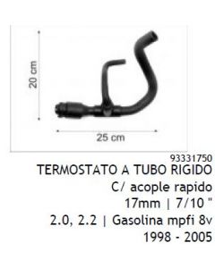 GM. MANGUERA TERMOSTATO A TUBO RIGIDO VECTRA