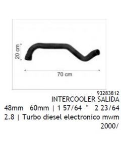 GM. MANGUERA SALIDA INTERCOOLER S10 2.8