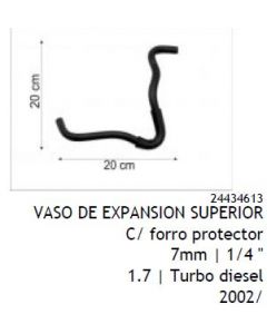 GM. MANGUERA VASO EXPANSION SUPERIOR CORSA