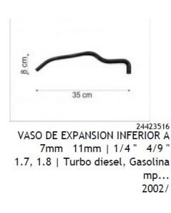 GM. MANGUERA CORSA NUEVO 1.7 TURBO DIESEL