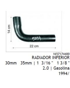 TOY. MANGUERA RADIADOR INFERIOR RAV4 NAFT 2.0