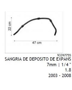 GM. MANGUERA DE DEPOSITO DE AGUA MERIVA 1.8 16V