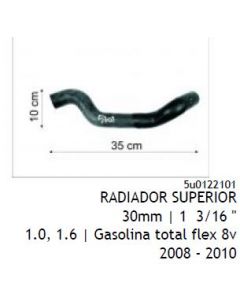 VW. MANGUERA RADIADOR. SUPERIOR. GOL TREND G5/G6 1.0/1.6