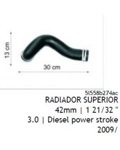 FOR. MANGUERA RADIADOR SUPERIOR RANGER 3.0 05/08