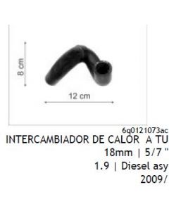 VW. MANGUERA INERCAMBIAOR CALOR FOX/SURAN 1.9