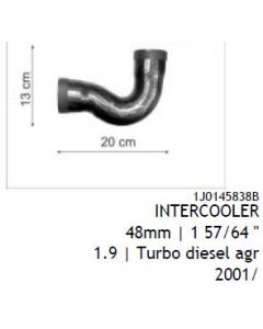 VW. MANGUERA INTERCOOLER GOLF IV/BEETLE 1.9 TDI