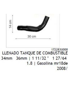 NIS. MANGUERA TANQUE DE COMB. TIIDA