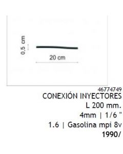 FIT. MANGUERA CONEXION INYECTORES FIAT UNO