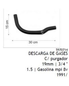 FIT. MANGUERA DESCARGA DE GASES UNO 1.5