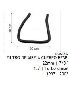 FIT. MANGUERA DESCARGA DE GASES PALIO 1.7 TD