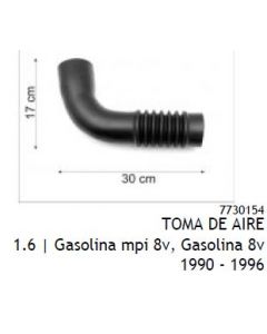 FIT. MANGUERA TOMA DE AIRE FIAT UNO
