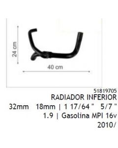 FIT. MANGUERA DE RADIAADOR INFERIOR FIAT LINEA 1.9