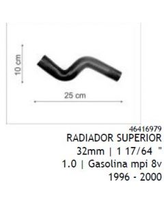 FIT. MANGUERA DE RADADIADOR SUPERIOR PALIO 1.0