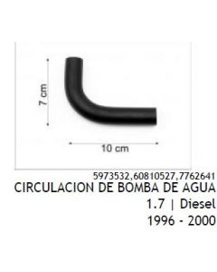 FIT. MANGUERA BOMBA DE AGUA DUNA 1.7