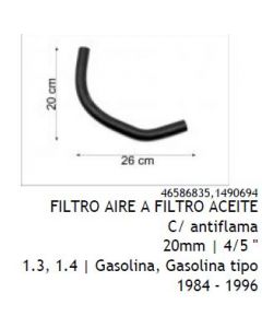 FIT. MANGUERA DE CIRCULACION DE AIRE C/ANTILLAMA 147