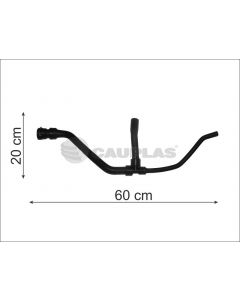 GM. MANGUERA ENTRADA CALEFACCION ONIX/PRISMA 09/