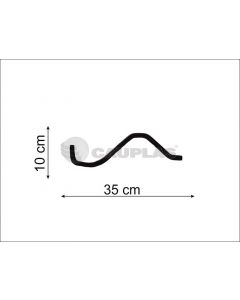 GM. MANGUERA VASO DE EXPANSION S-10 2.8 12/