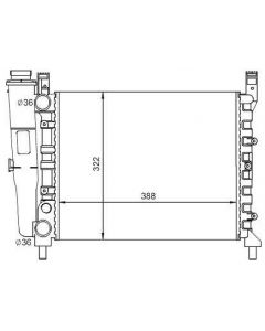 RADIADOR FIAT UNO 85/93 (2202) 