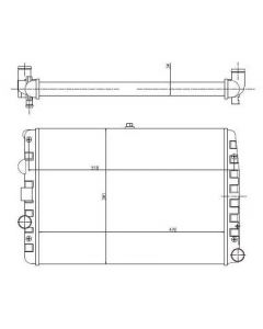 RADIADOR GOL 1. 0 97/ C/AA (2509) 