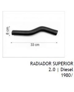 TOY. MANGUERA RADIADOR SUPERIOR. 2.0 D COROLLA DIESEL